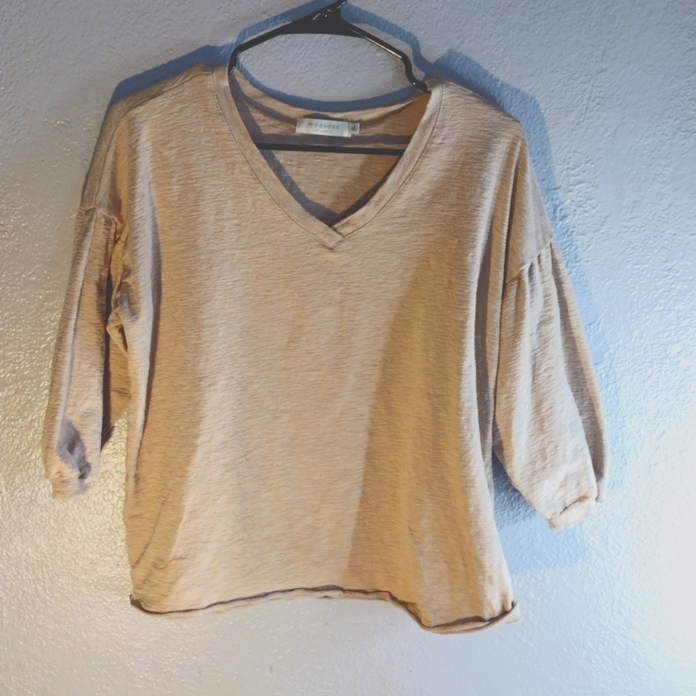 Tan Mododoc Los Angeles Top S